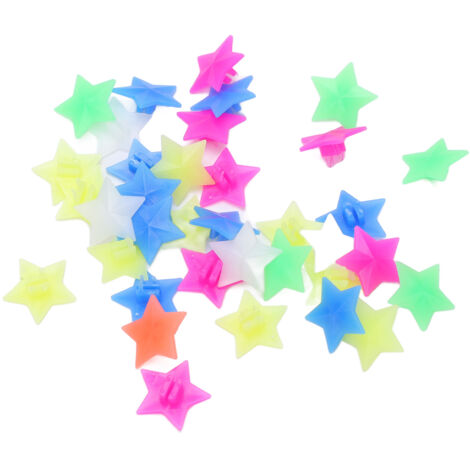 36 pièces Perles Colorées pour Rayons de Vélo Enfant, Décorations Amusantes en Forme d'Étoile à Cinq Branches, Accessoires de Personnalisation pour Bicyclette