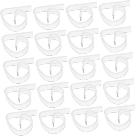 36 pinces nappe transparentes plastique – extérieur – maintien nappe – supports pique-nique/fêtes – usage intensif