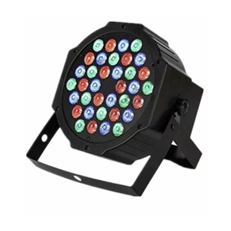 36 projecteurs led, projecteurs par, lumière disco, lumière stroboscopique dj, éclairage de scène, lampe, mixage rbg, 36W, entrée / sortie DMX(pas de