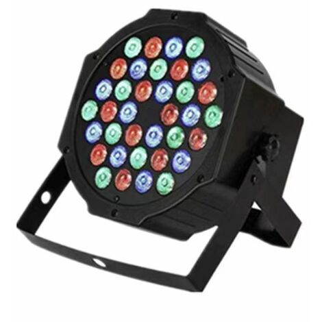 36 projecteurs LED, projecteurs PAR, lumière disco, lumière stroboscopique DJ, éclairage de scène, lampe, mixage RBG, 36W, entrée / sortie DMX(pas de télécommande)