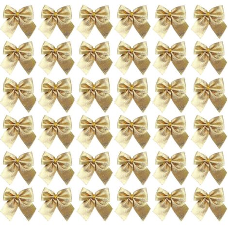 36 roses de Noël dorées, idéales pour les cadeaux et décorations de fêtes
