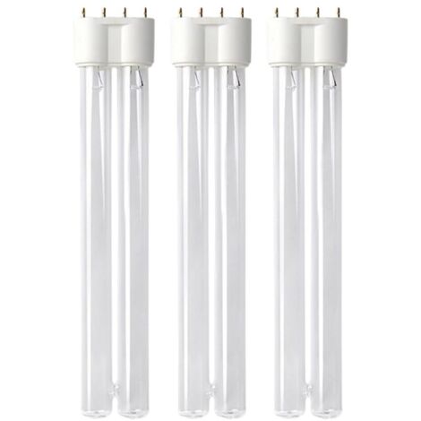 36 Watt UVC Ersatzlampe für Wasserklärer mit 2G11 Sockel 3er Set