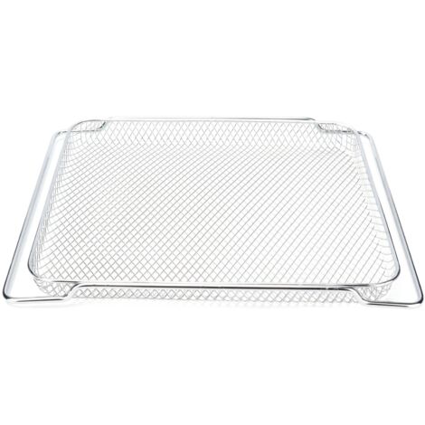 36 x 30 cm großer multifunktionaler Backofenrost aus Edelstahl zum Backen, Grillen und Abkühlen