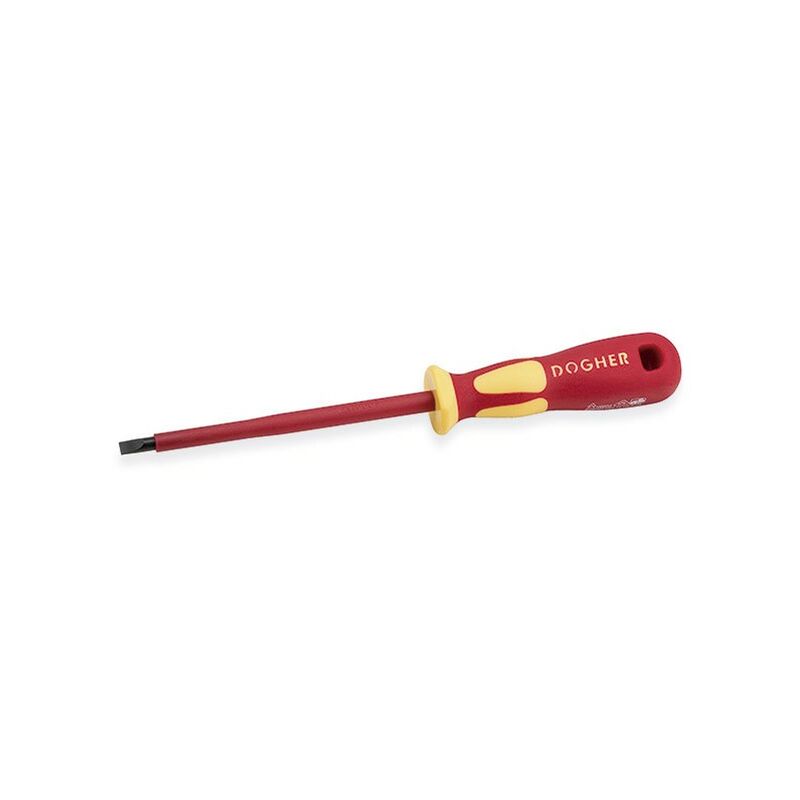 Image of Isolierter Schraubendreher, vde 1000V, CrMo, 3,5x100 mm Dogher 360-035-100