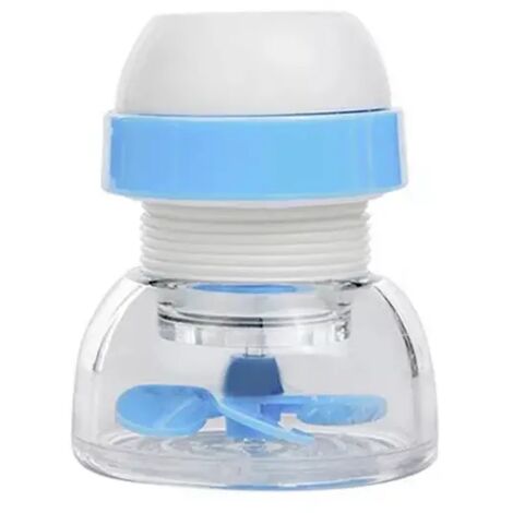 360 Accesorios de grifo de cocina giratorio Grifo de ducha Ahorro de agua Conector universal Extensor giratorio Purificador de agua Filtro de agua Azul