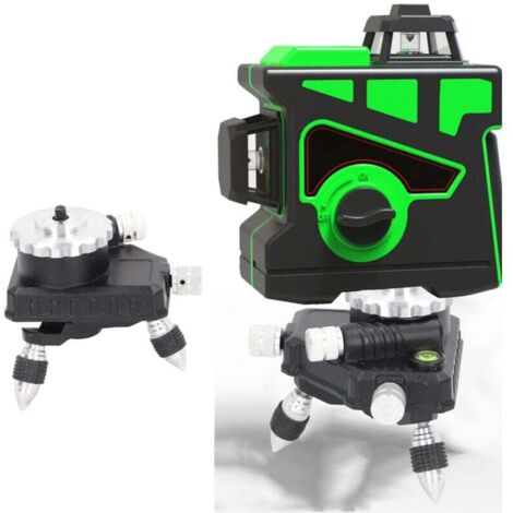 360°-Adapter für Laser-Wasserwaage – 1/4-Zoll-Außengewinde – Einstellbar und Stativkompatibel – Professionelle Präzision