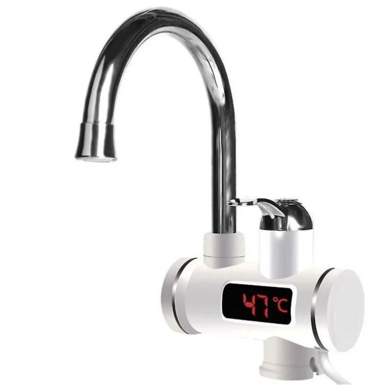 Ulisem - 360 Chauffe-Eau Électrique Instantané Robinet Robinet Cuisine Chaleur Rapide Led Nouveau - Norme Européenne