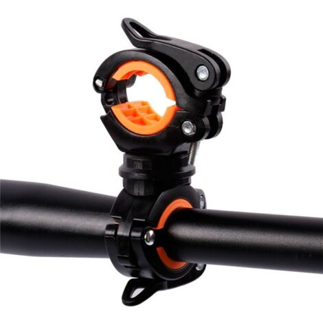 360° drehbare Fahrradlichthalterung, Fahrradtaschenlampenhalter, LED-Fahrradlichthalterung, Mountainbike-Taschenlampenclip, Montagezubehör