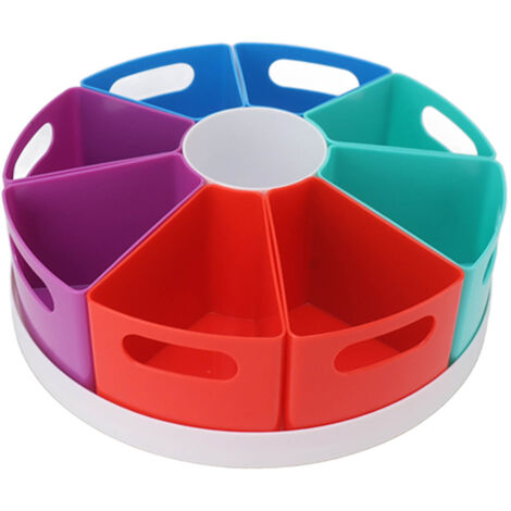360° drehbare Schreibtisch-Aufbewahrungsbox mit herausnehmbaren Fächern, Stifthalter, Büromaterial-Organizer für Stifte und Pinsel