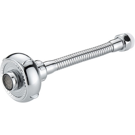 360° drehbarer Brausekopf, Durchflussverlängerer, Spritzschutz, 2 Energiesparmodi, einstellbare Filterung, universell für die Küche