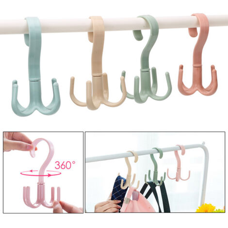360° drehbarer Gepäckträger für Handtaschen und Accessoires. Integrierte Schraubbefestigung. Robustes PS-Material. Maximale Traglast: 3 kg. Universell einsetzbar für Jacken, Taschen, Gürtel oder Schal
