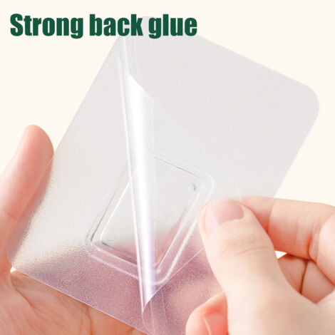 360° drehbarer Messerhalter mit 6 PP-Haken für Küche und Bad - 3er-Set (13x11cm)