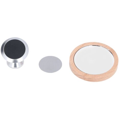 360° drehbarer, reflektierender Kaffeespiegel mit Spiegellinse für Kaffeetassen, für Zuhause, Restaurant und unterwegs, Silber