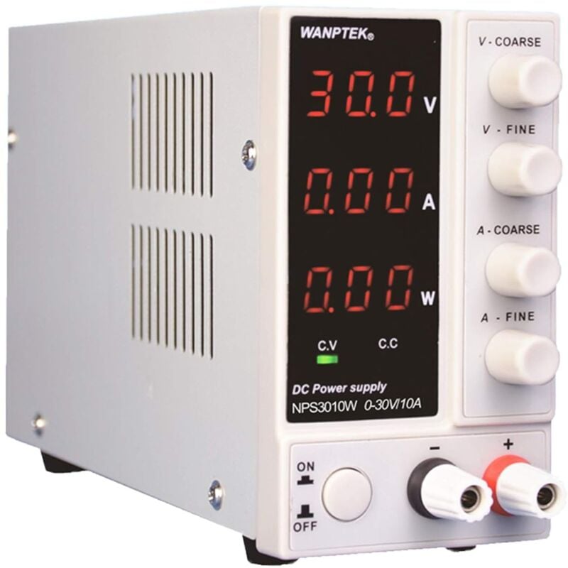 Senderpick - NPS3010W 220V Bloc d'alimentation de table réglable 0-30V 0-10A 50Hz