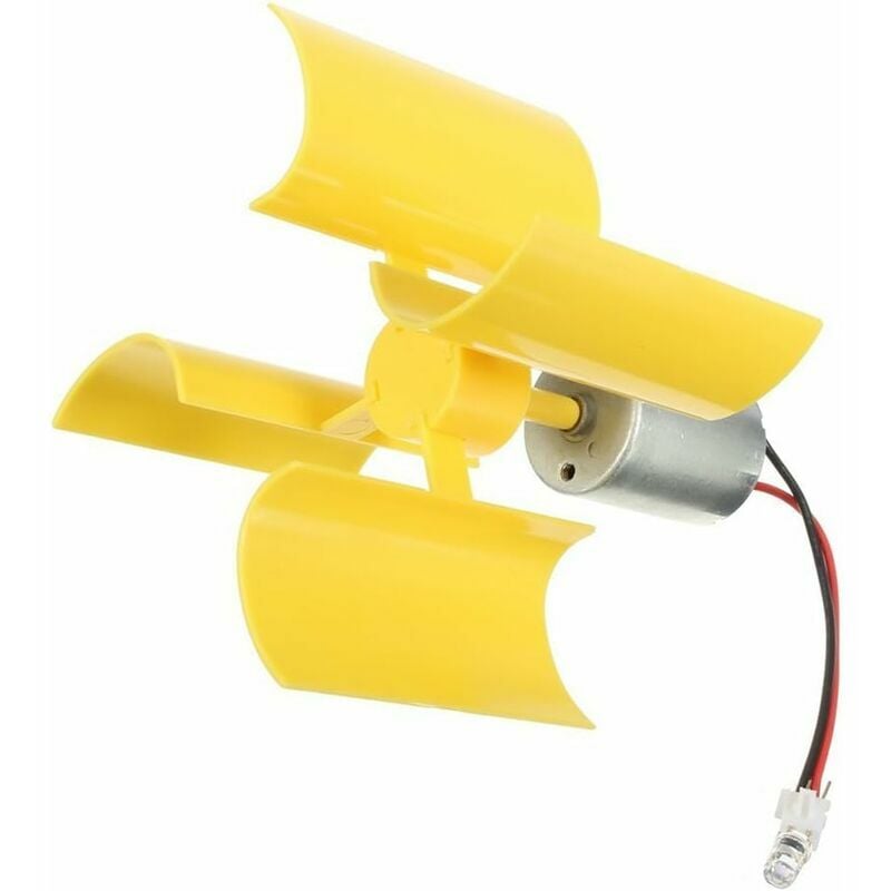 360 ° Micro éolienne Lames de turbines Verticales Mini-Moteur pour Le Bricolage