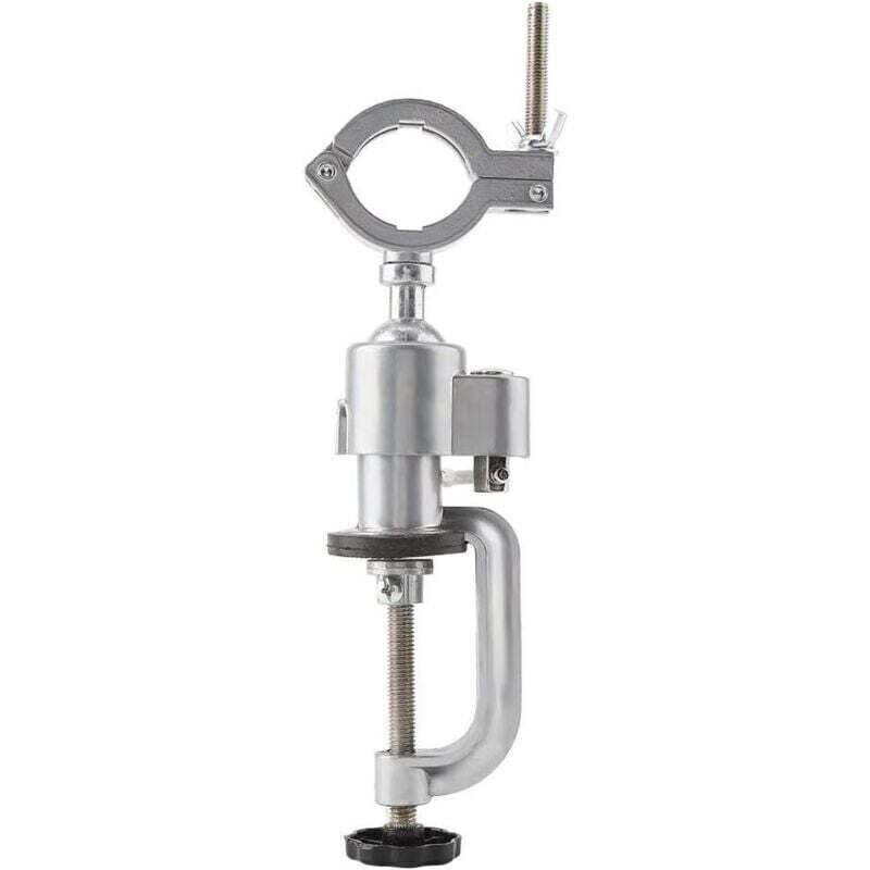 360° Multifunctional Electric Drill Stand, Repair Stand, Clamping Vise, Aluminium Alloy, Rotary Drill, Craft, Construction and Metalworking Model.