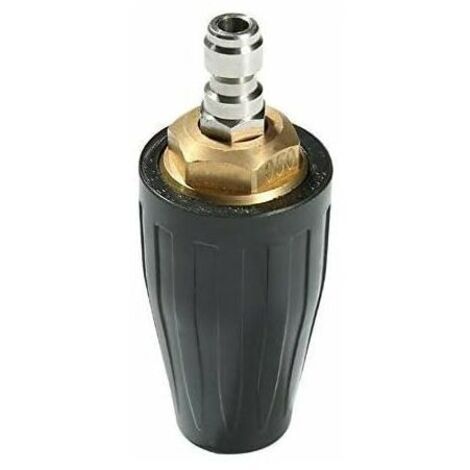 360 ° rotatif turbine buse de nettoyage pistolet accessoires raccord rapide Nettoyeur haute pression buse de lavage de voiture (noir - 3000)