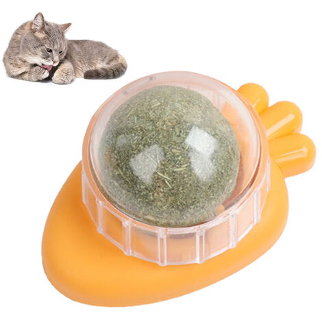 Catnip Ball Toys Rotatable Catnip Wall Roller Edible Cat Licking Toy Cat  Paw Cat Chew Toys Interactive Toys for Teeth Cleaning - China Cat Toy and  Catnip Ball price