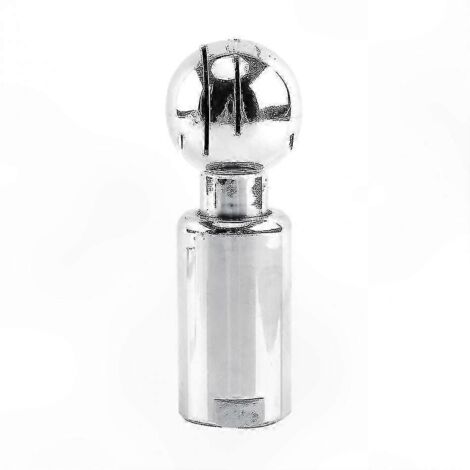 360° Rotating Cleaning Nozzle with 3/4" Internal Thread for Cans Stainless Steel Spray Ball Hygienic Design