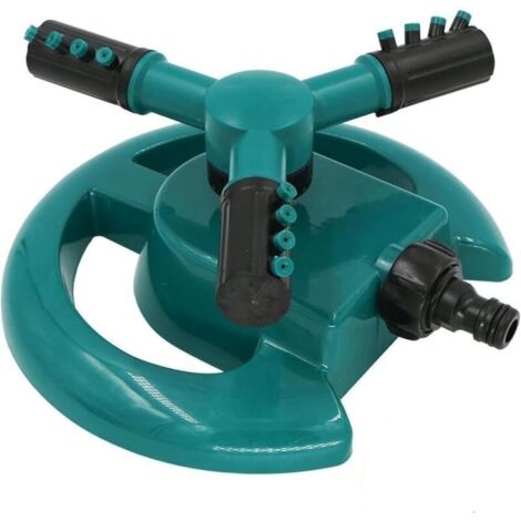 360° Rotating Lawn Sprinkler 3/4" Connection, Quick Connect Garden Sprinkler, Automatic Rotary Sprinkler for Large Areas, Watering System, Water-Efficient and Robust
