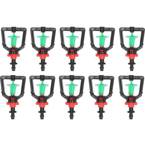 360° Rotating Micro Nozzle, Automatic Inverted Hook Atomizing Nozzle Watering Sprayer, Suitable for Garden Irrigation, Agricultural Irrigation System 10PCS MUMU