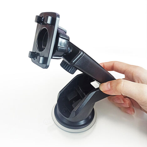 360° Rotating Suction Cup Mount for Apple CarPlay Car Radio, New Wireless CarPlay Screen Holder, Dashboard Mount for Portable GPS Car Radio