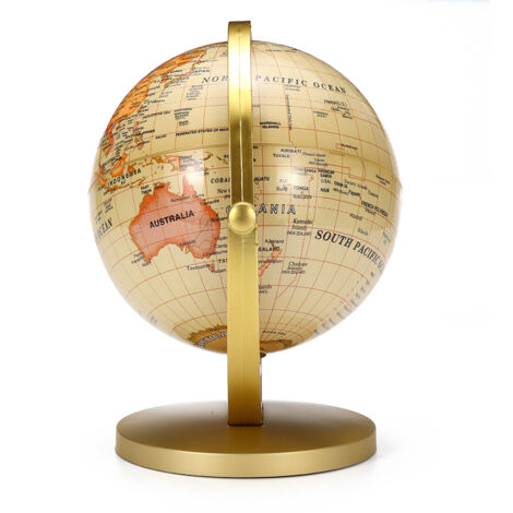 DRILLPRO 360° Rotating World Globe Earth Map Geography Education Decor LAVENTE