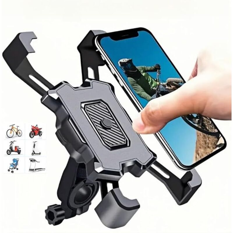 360 ° rotation anti - chute vélo support de téléphone portable