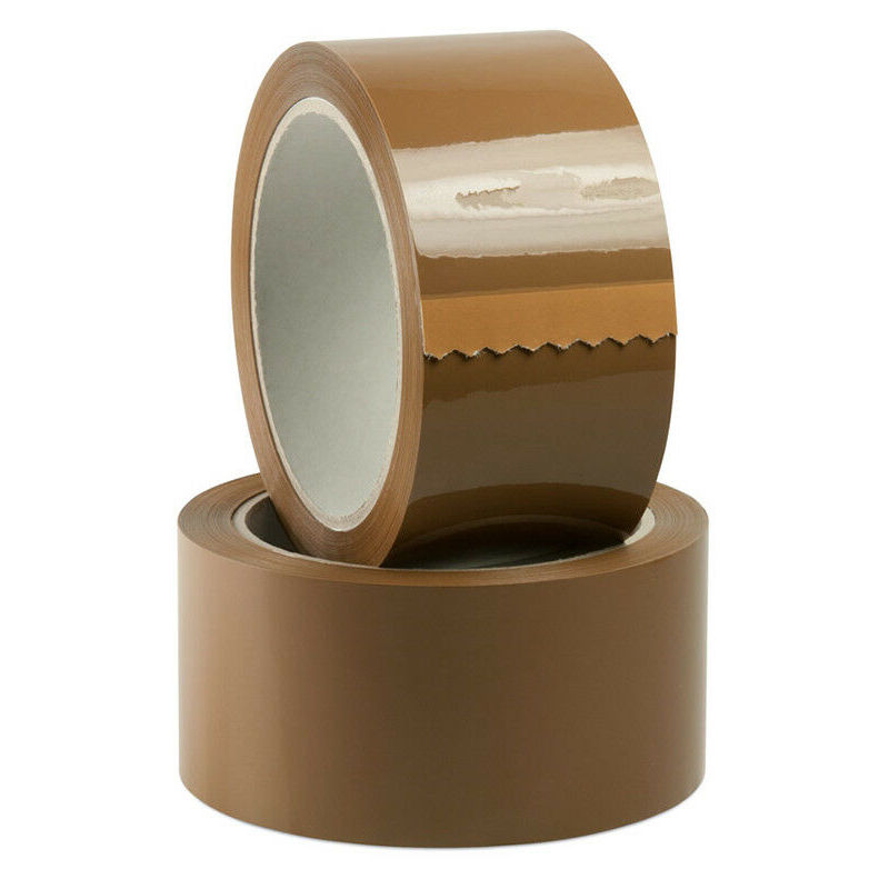 Image of 360 rotoli di nastro adesivo scotch per imballaggio 4,5 x 30 mt marrone avana