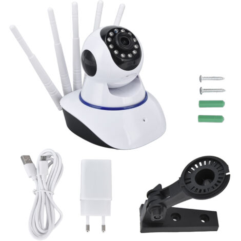 360° Smart-HD-Kamera mit Nachtsicht, Bewegungserkennung und Gegensprechanlage für Büros und Schlafzimmer