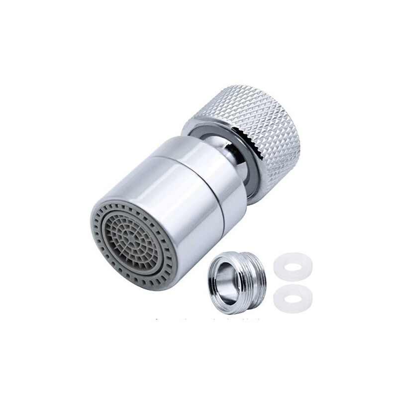 360° Swivel Faucet Aerator Brass Adjustable 2 Modes Kitchen Bathroom Faucet Aerator Filter