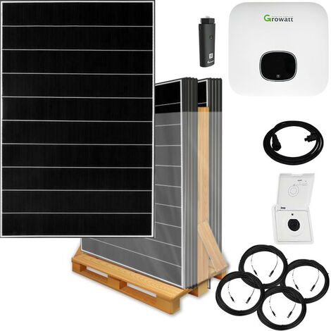 3600 Watt Plug & Play Solaranlage mit Unterputzsteckdose, Growatt Wechselrichter, EcoDelta