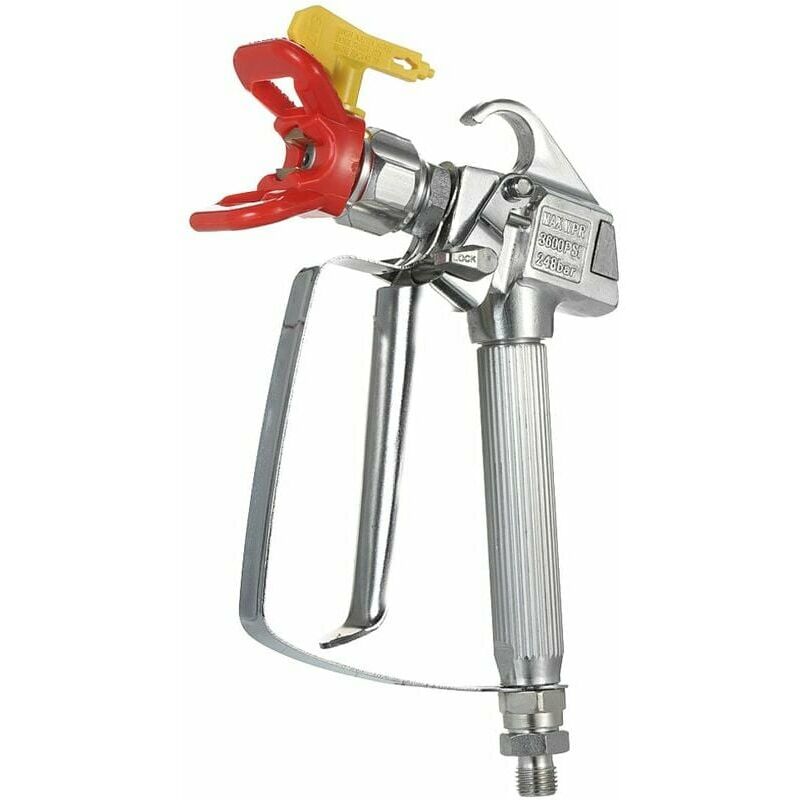 3600PSI High Pressure Airless Paint Spray Gun with 517 Tip and Tip Guard