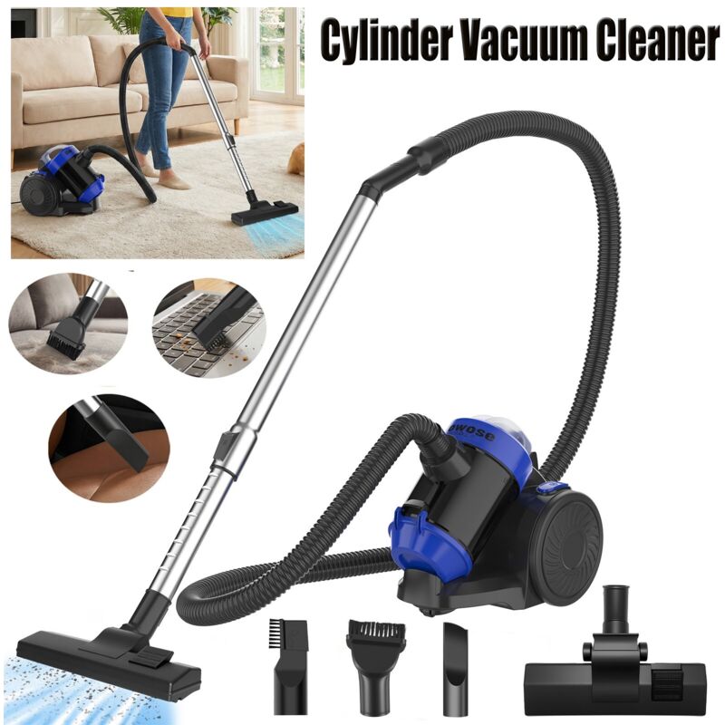 3600w Bagless Cylinder Vacuum Cleaner, High Power Motor, Compact and Lightweight