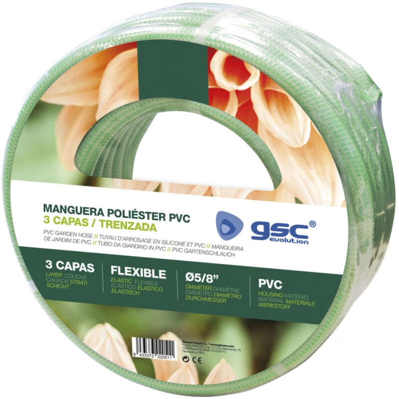 

25m. manguera trenzada antitorsión ø3/4' (19mm) ( 3602053) - GSC