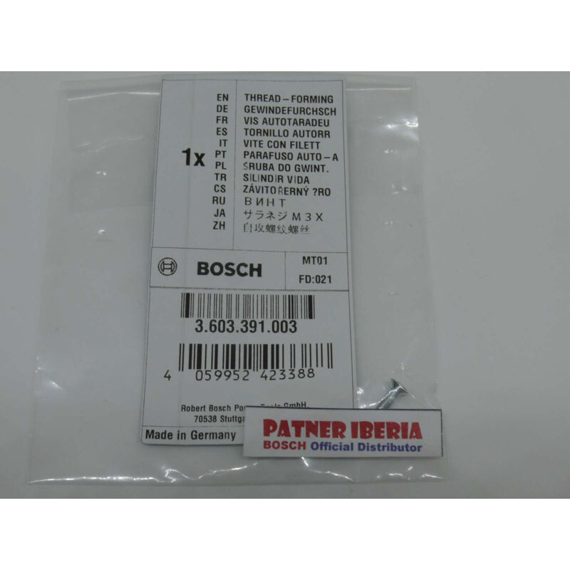 

3603391003 Thread-forming tap.: Genuine BOSCH spare-part