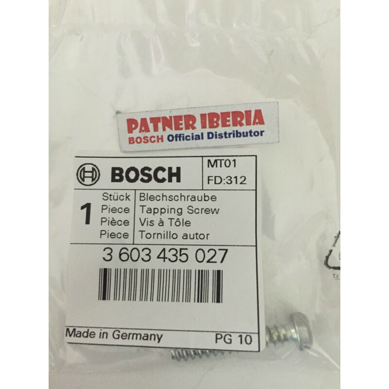 

3603435027 Tapping Screw: Genuine BOSCH spare-part