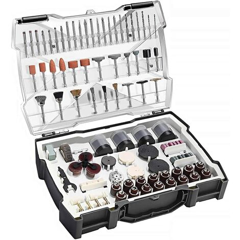 361 Pcs Kit d'accessoires pour outils rotatifs ENGiNDOT, , ensemble d'accessoires multifonctionnels, tiges de 3,2 mm de diamètre, pour couper, poncer, polir, percer et graver ARTO2C