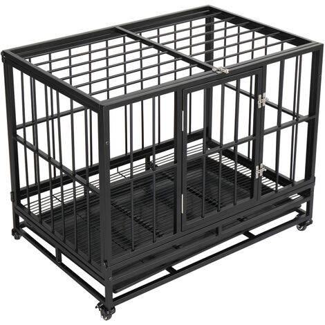 Cage de transport Kim - Avec roulettes Désignation : Cage de transport Kim  Taille : 60 x 40 x