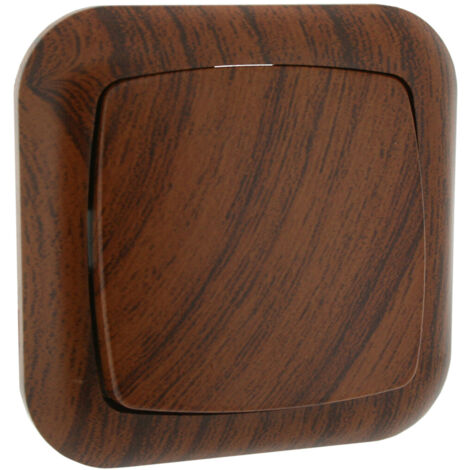Conmutador empotrable madera (Electro DH 36.530/C/MD)