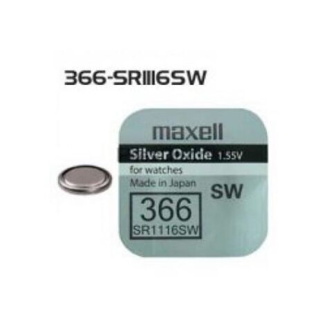 366 Cella a bottone in ossido di argento MAXELL SR1116W