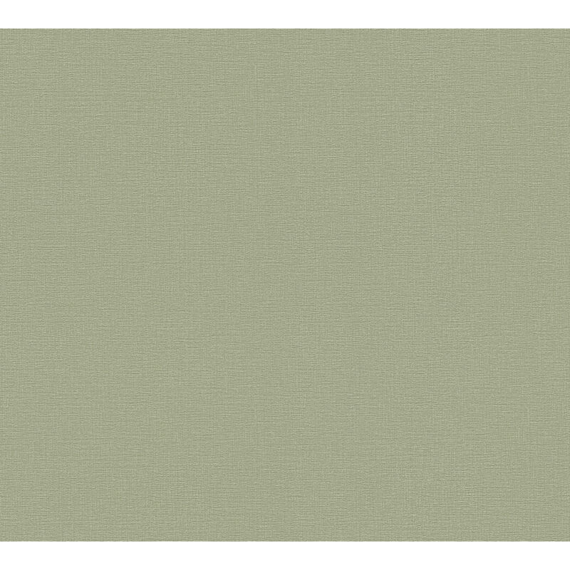 Papier peint vert uni pour cuisine Tapisserie moderne intisée idéale bureau Papier peint monochrome vert style scandinave