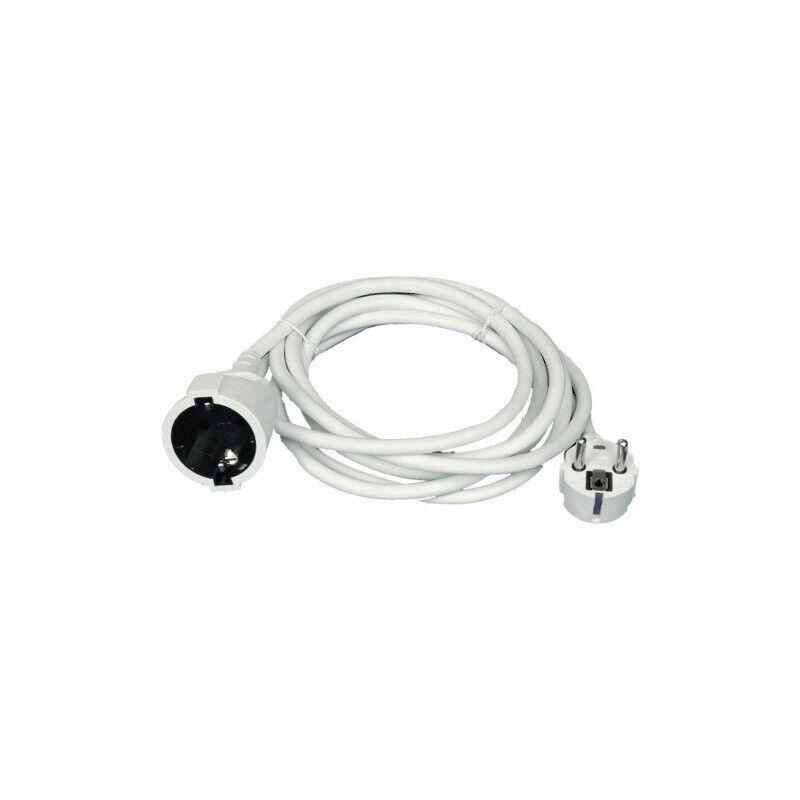 

1m. prolongación manguera schuko 3x1,5mm. económica blanca 16A ( 36.762/1/B) - Electro Dh