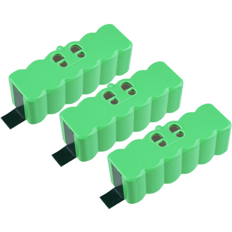 3×6800mAh Batteries pour Roomba 14.4V Li-ion Batterie de Remplacement Compatible avec iRobot Roomba 500 510 520 531 535 540 550 552 560 570 580 595 620 650 660 700 760 770 780 790 800 870 880