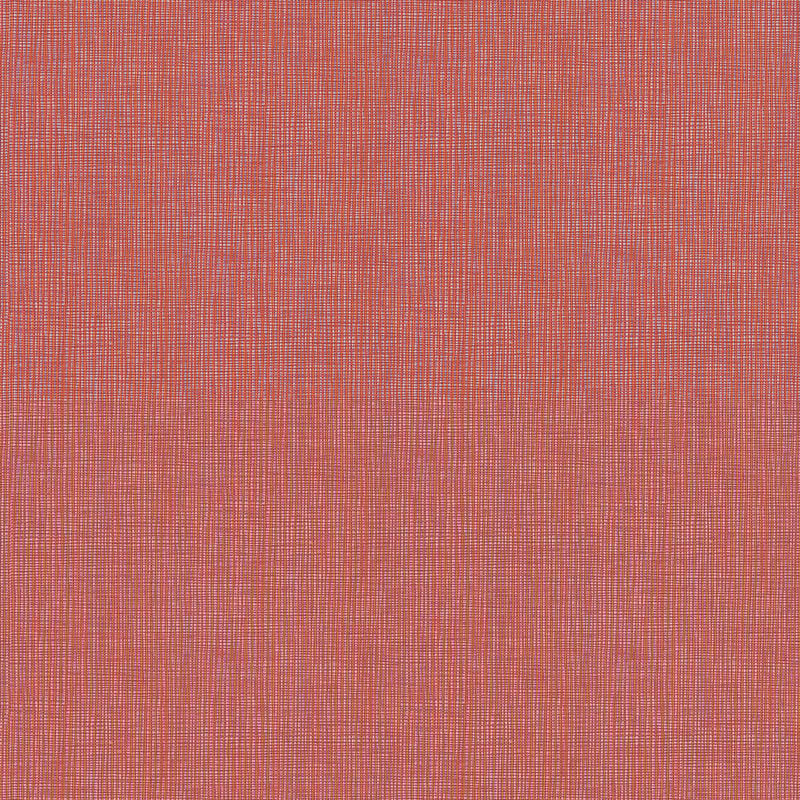 Papier peint intissé orange effet textile Tapisserie unie pour salle de bain & cuisine Papier peint uni orange rouge pour couloir - Rouge, Orange
