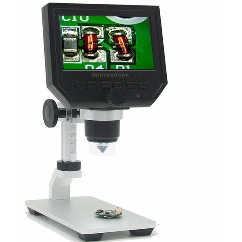 

3,6MP Microscopio Digital HD con Pantalla de 4,3'' y soporte metalico regulable en altura