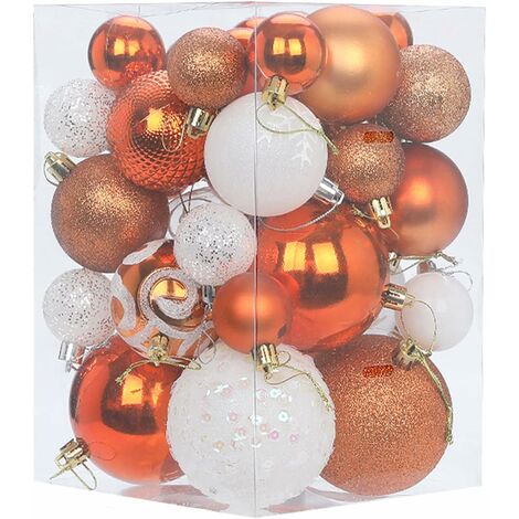 59x eislack verre boules de Noël noir blanc 4 5 6 7 cm boules de Noël BOX