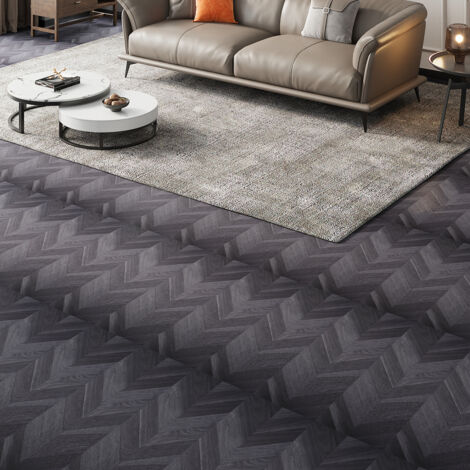 36Pcs Chevron Self-Adhesive PVC Flooring Planks