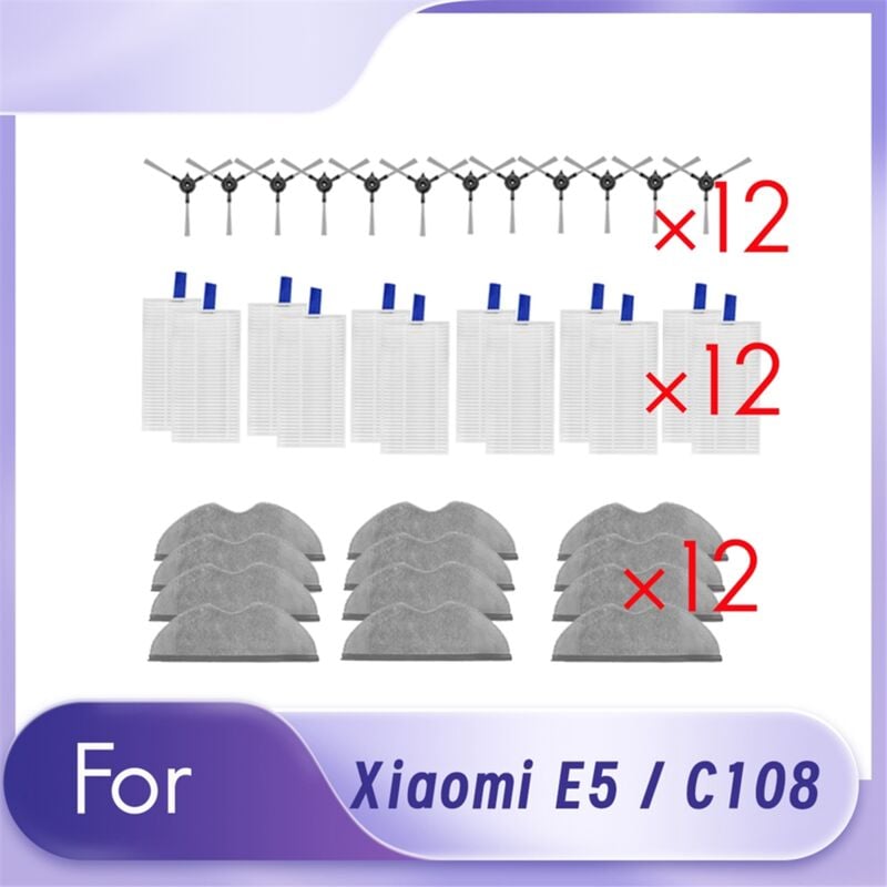 Image of 36Pcs für E5 / C108 Kehren Roboter Zubehör Reiniger Teile