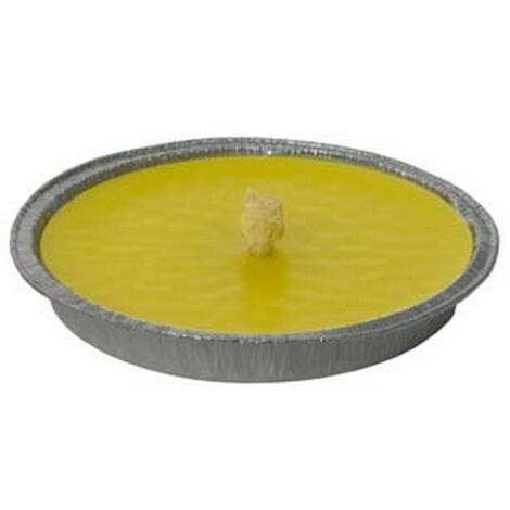 36PZ CITRONELLA GRANDE IN CIOTOLA DI ALLUMINIO - ø cm.16x2h.